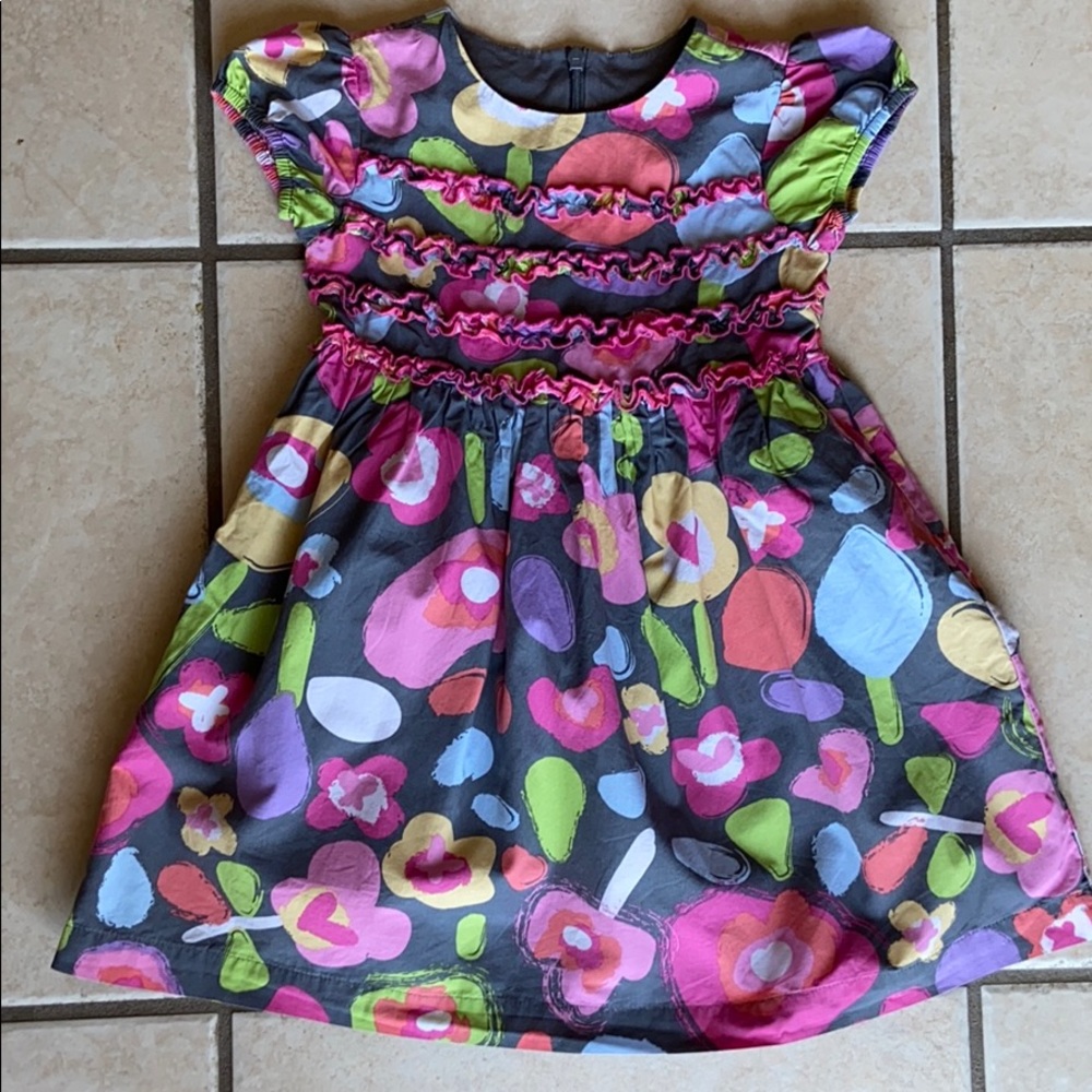 Hanna Andersson Color POP Dress 90 3T - Picture 2 of 6